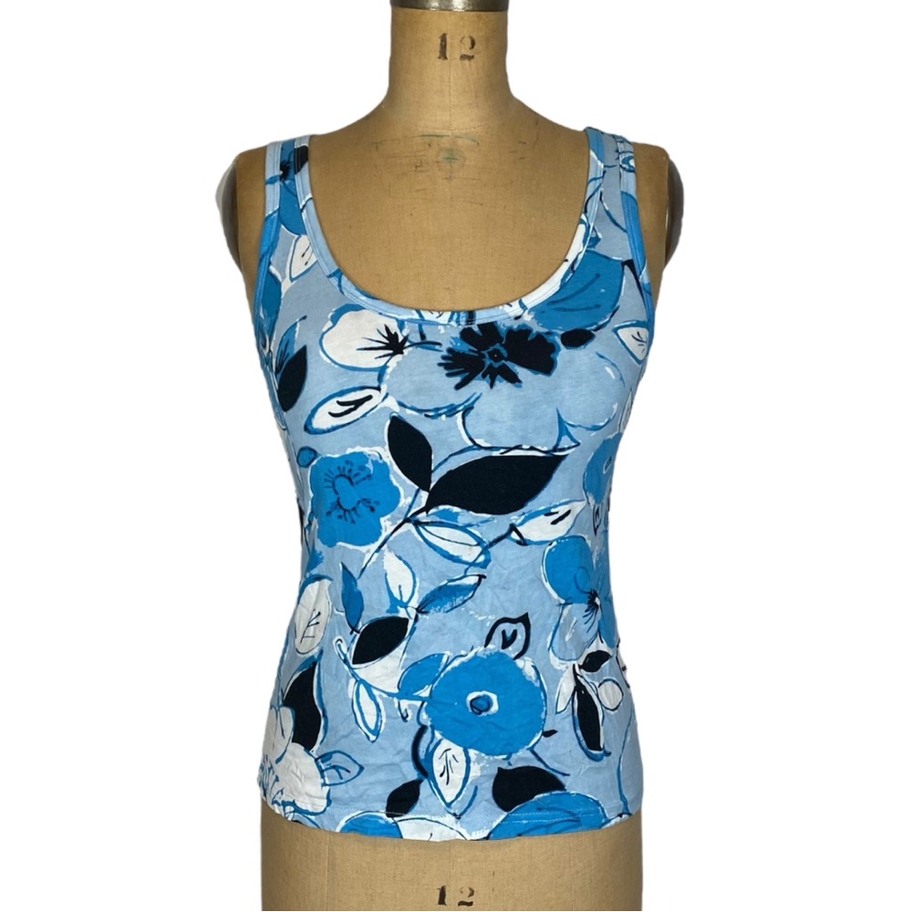 5/$25 Y2K New York & Company Floral Tank Top Size M